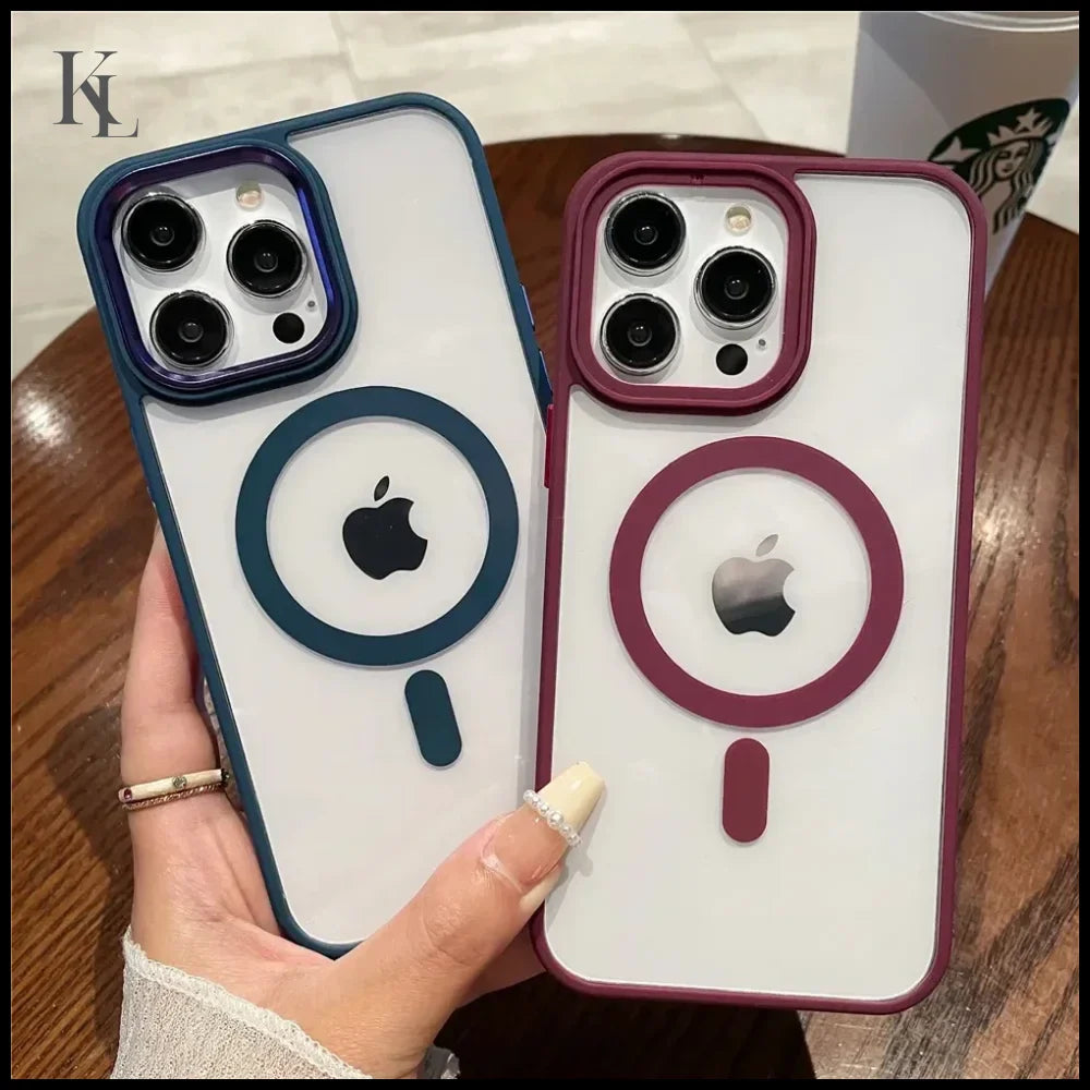 Magnetic Clear Armor Magsafe IPhone Case