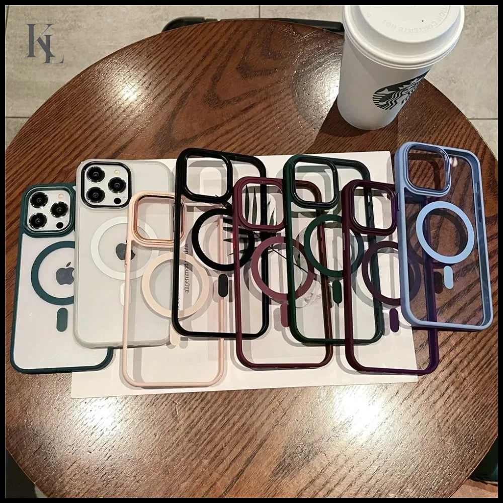 Magnetic Clear Armor Magsafe IPhone Case