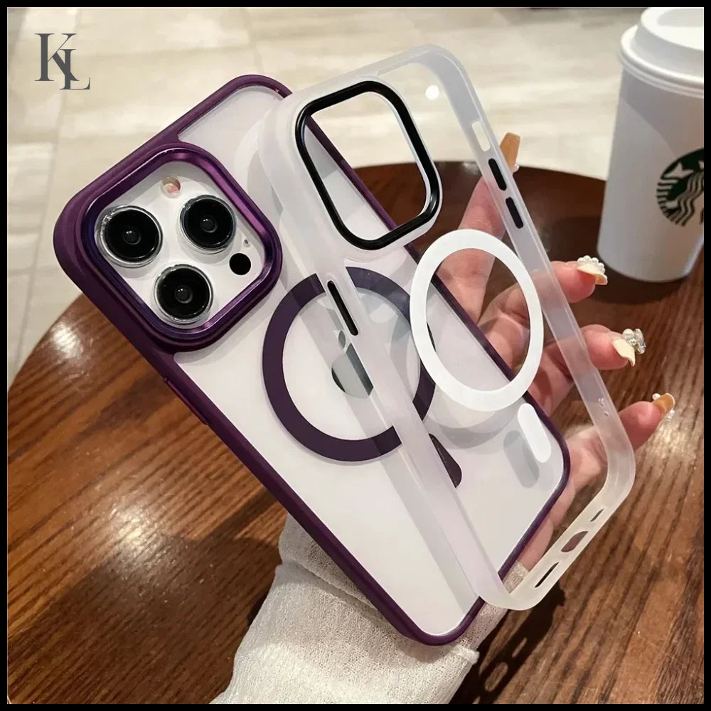 Magnetic Clear Armor Magsafe IPhone Case