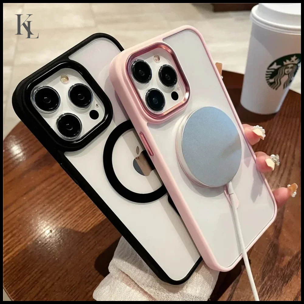 Magnetic Clear Armor Magsafe IPhone Case
