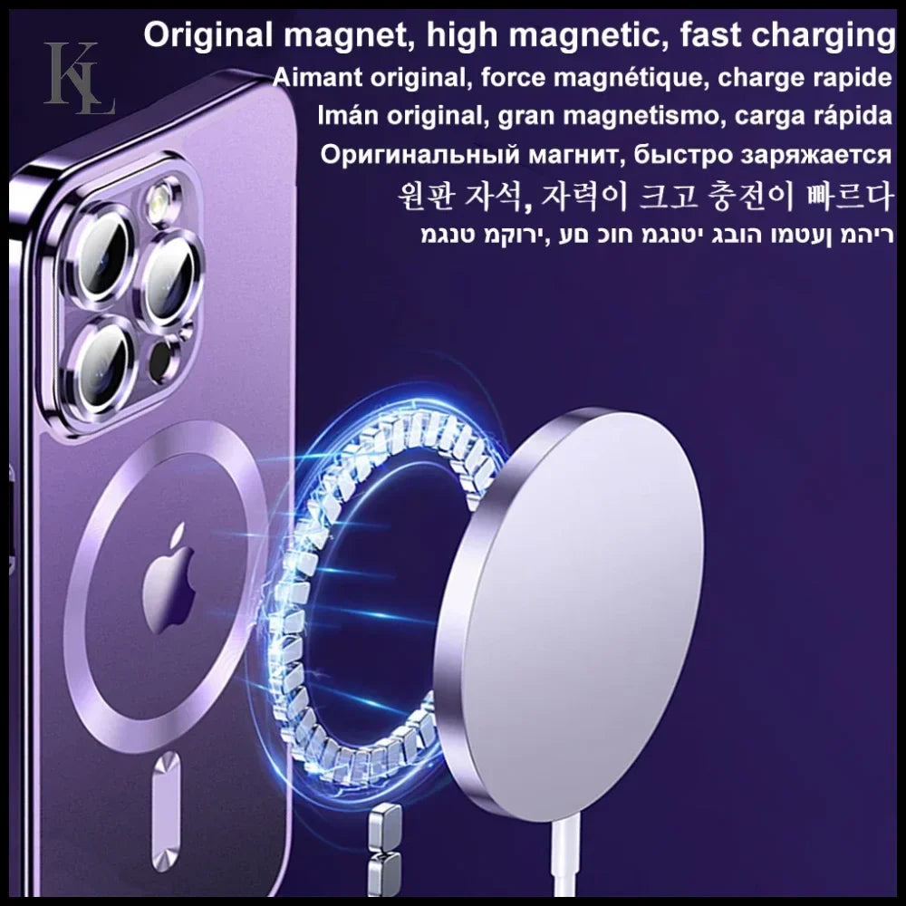 Magnetic Plating IPhone Case
