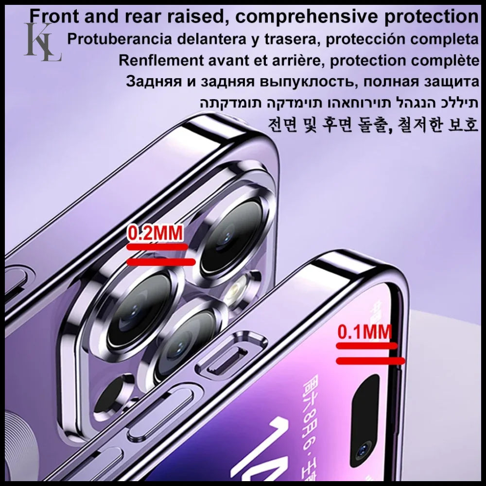 Magnetic Plating IPhone Case