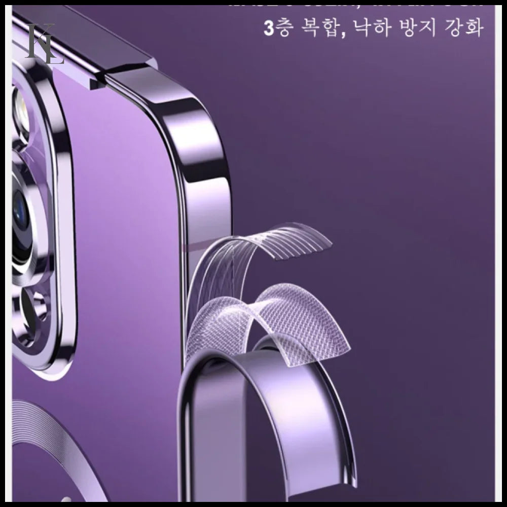 Magnetic Plating IPhone Case