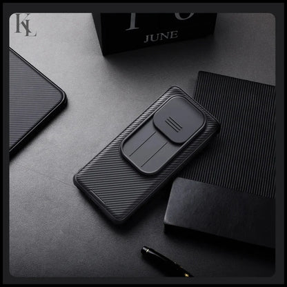 Nillkin for Xiaomi Redmi Note 14 Pro / Redmi Note 13 Pro + CamShield Pro Phone Case PC + TPU with Sliding Camera Cover