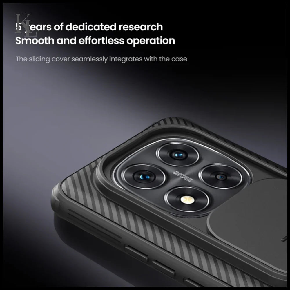 Nillkin for Xiaomi Redmi Note 14 Pro / Redmi Note 13 Pro + CamShield Pro Phone Case PC + TPU with Sliding Camera Cover