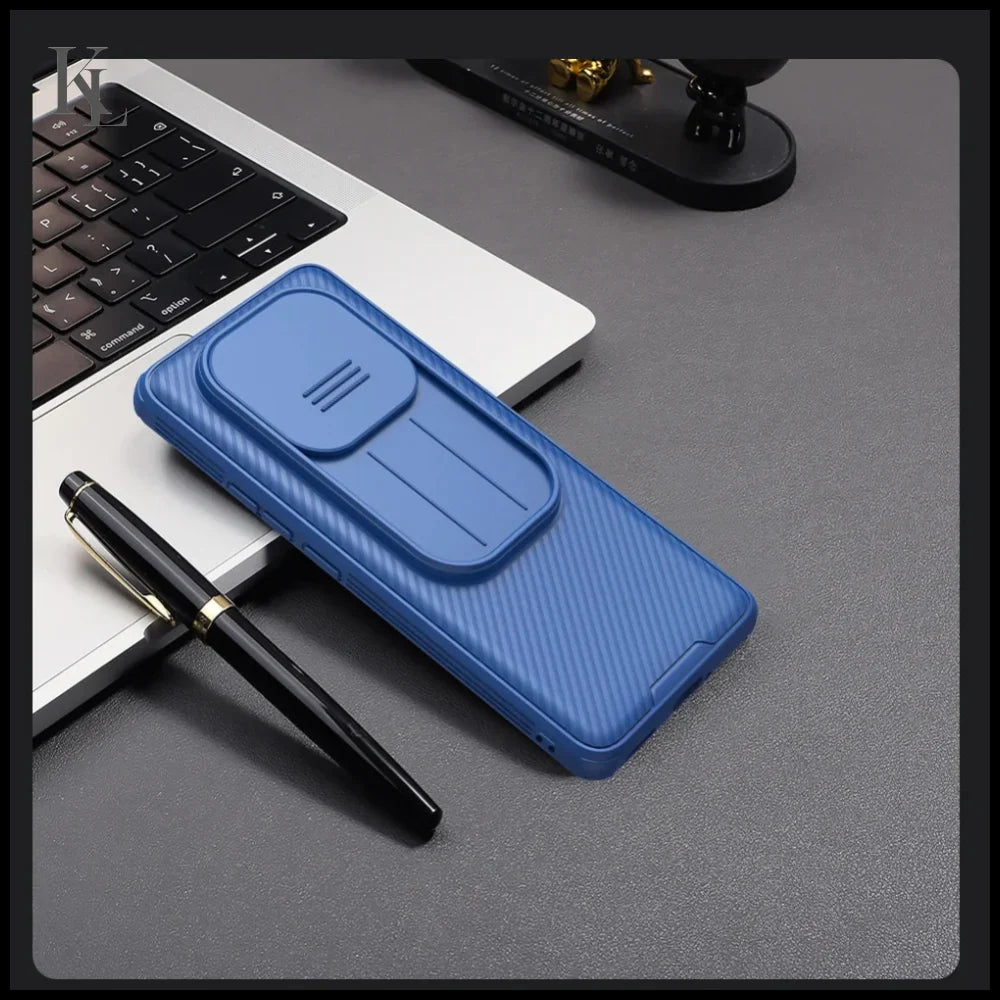 Nillkin for Xiaomi Redmi Note 14 Pro / Redmi Note 13 Pro + CamShield Pro Phone Case PC + TPU with Sliding Camera Cover