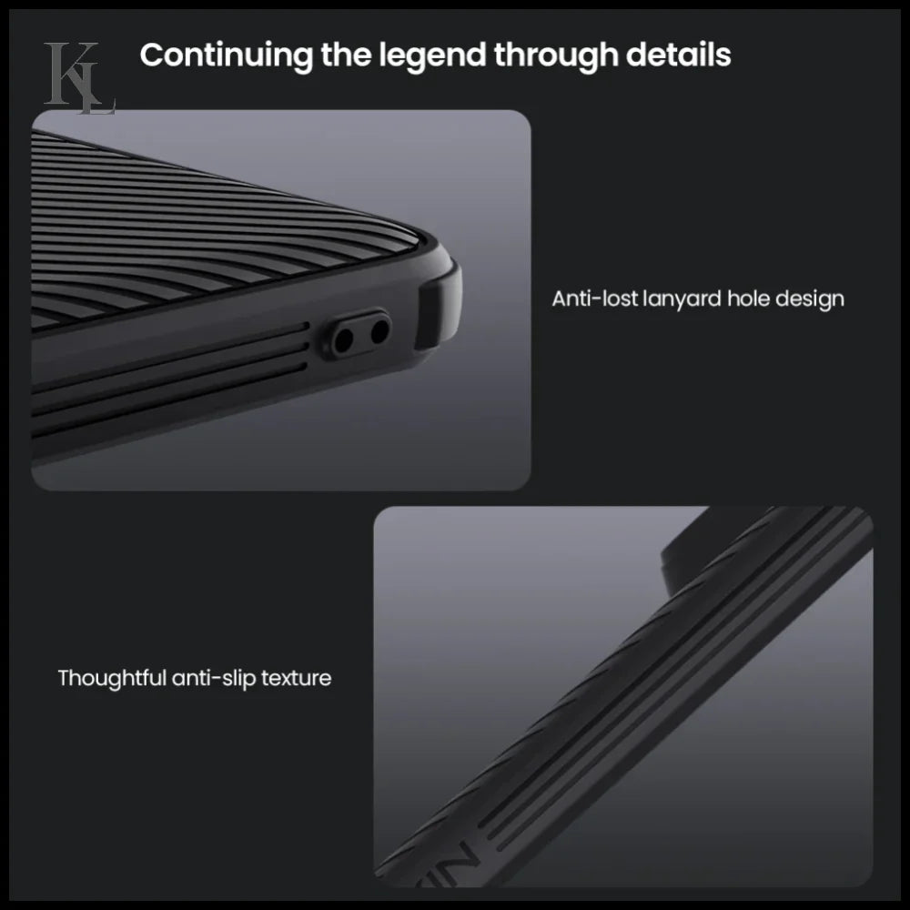Nillkin for Xiaomi Redmi Note 14 Pro / Redmi Note 13 Pro + CamShield Pro Phone Case PC + TPU with Sliding Camera Cover