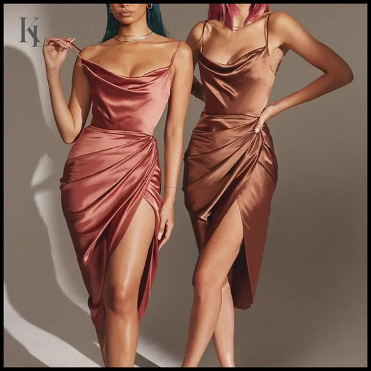 Satin Summer Dress