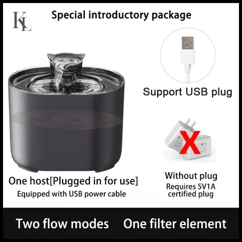 Water Fountain Auto Recirculate Filtring Water Dispenser