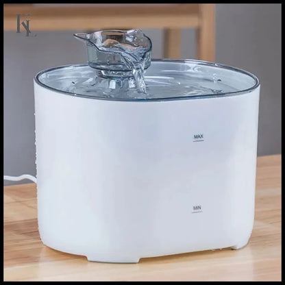 Water Fountain Auto Recirculate Filtring Water Dispenser White