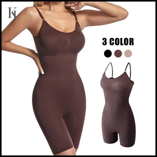 Women Bodysuit Sexy Shapewear Boxer Briefs Tummy Control Full Shaper Slimming Sheath Butt Lifter Thigh Slimmer Abdomen