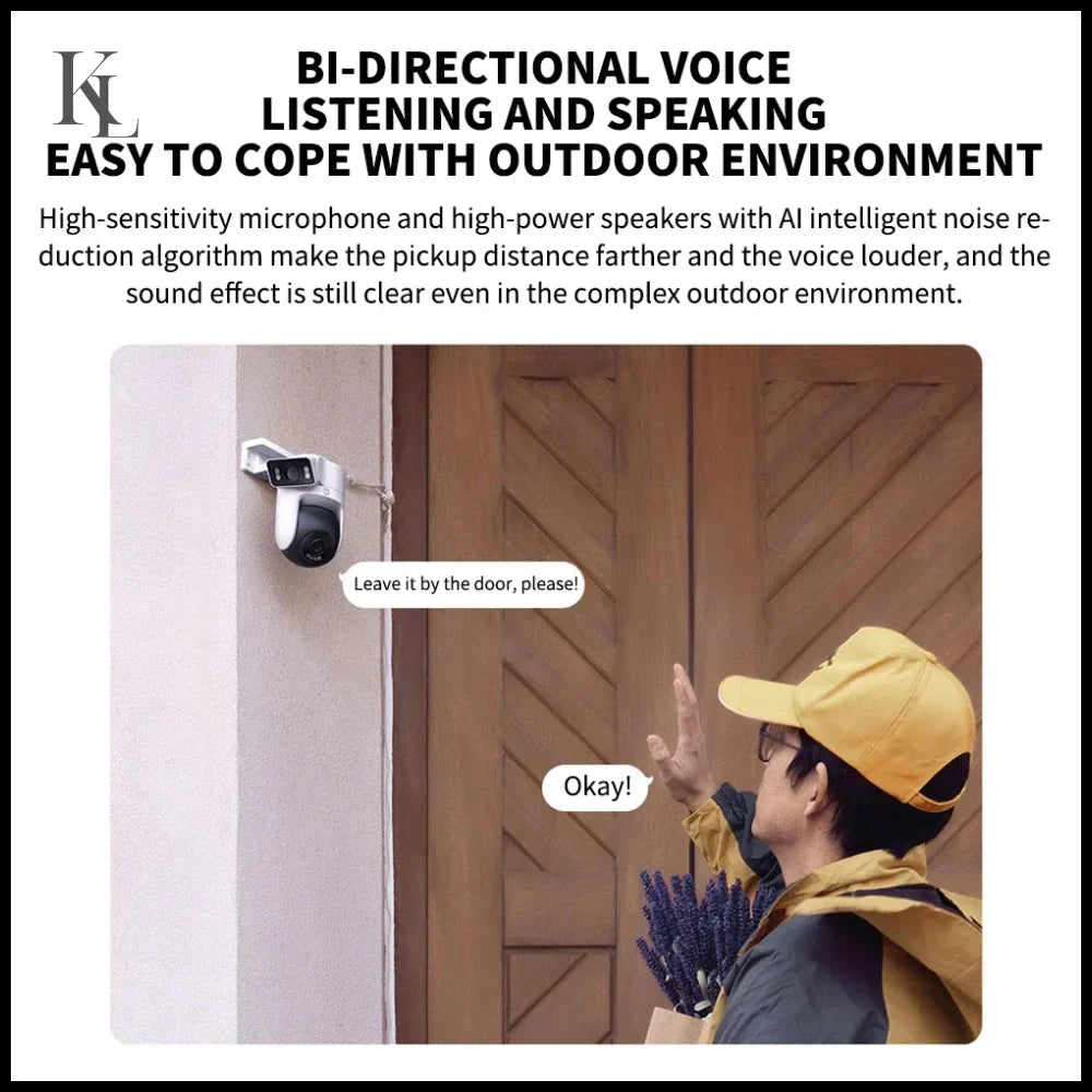 Xiaomi Outdoor CW500 Dual Camera Version Night Vision Smart Home