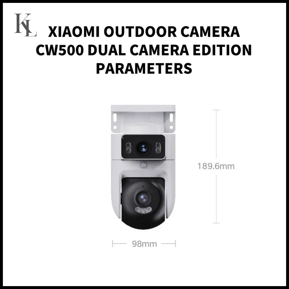 Xiaomi Outdoor CW500 Dual Camera Version Night Vision Smart Home
