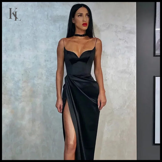Y2K Streetwear V-Neck Midi Dress